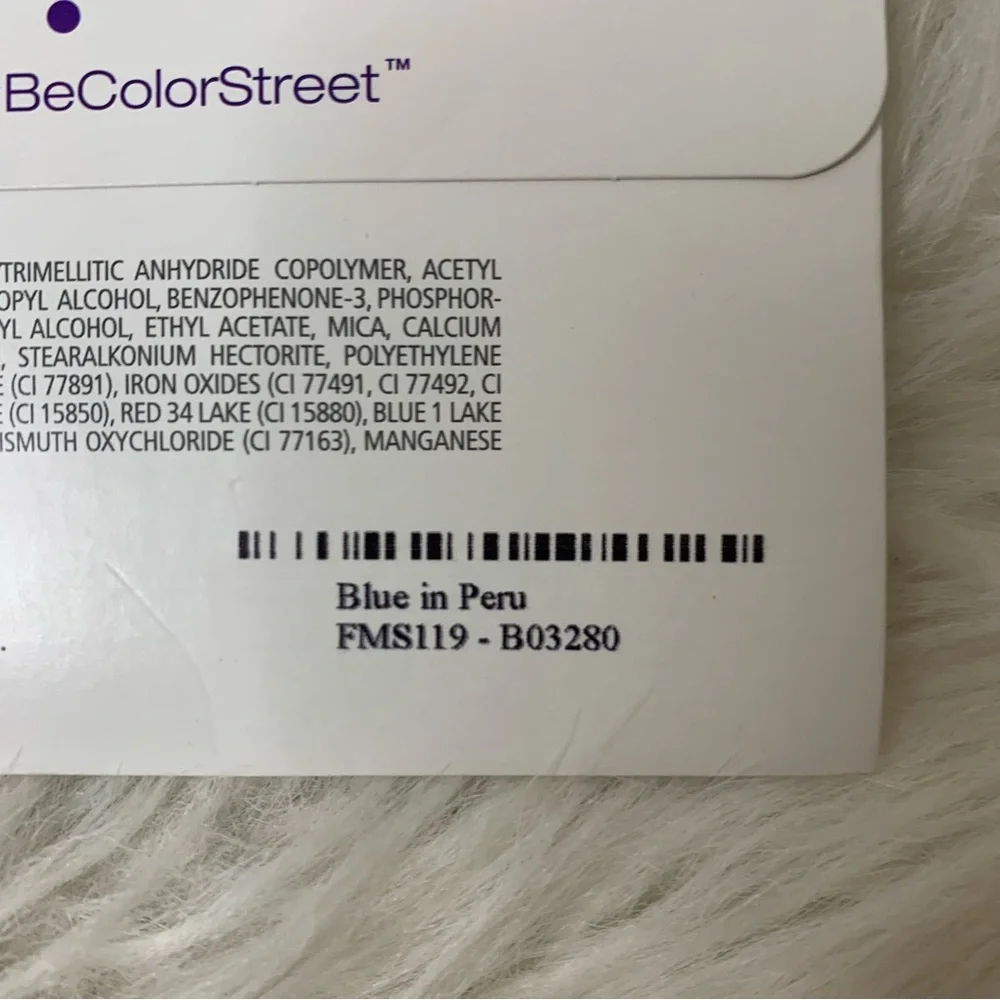 Blue In Peru Color Street Dry Nail Polish
